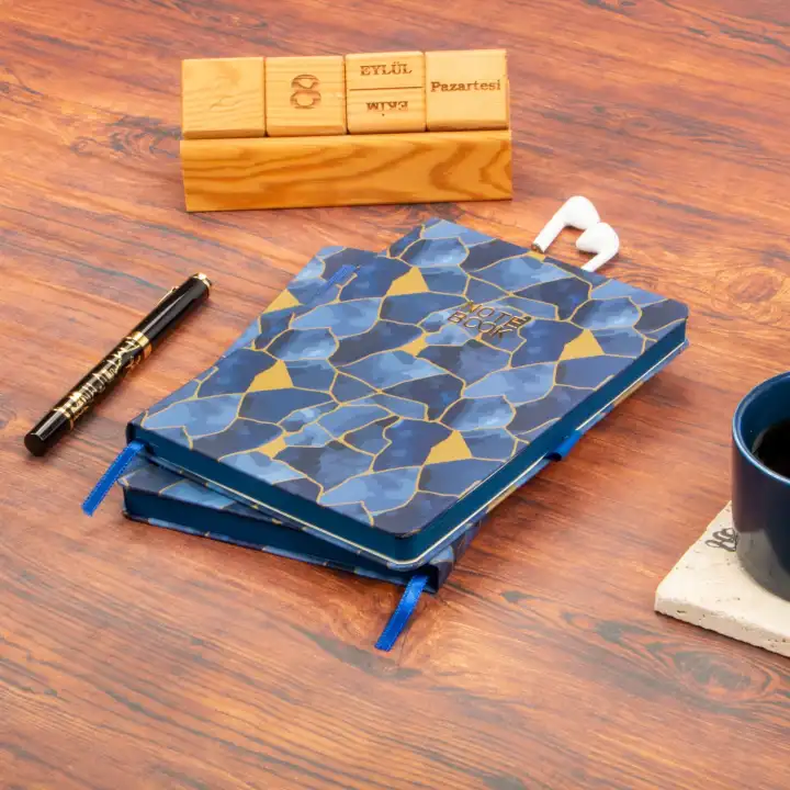 13,5x20 cm Sert Kapak Noktalı Not Okul Defteri - Mozaik