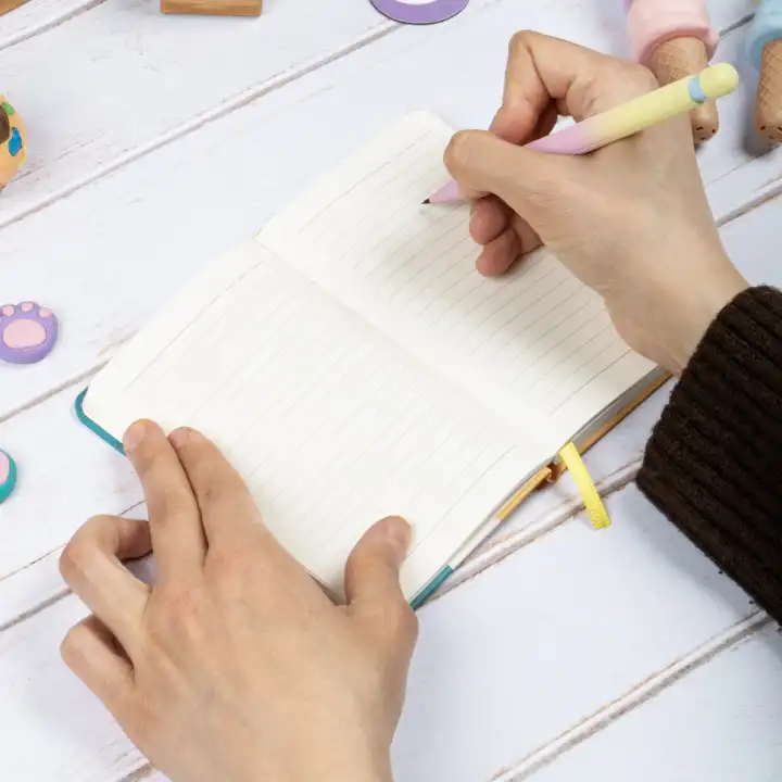 9x14 cm Sert Kapak Çizgili Not Defteri – Tarihsiz Okul Defteri – Meow Kedili 3