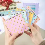 10x10 cm Spiralli Cep Defteri 6lı Set – Karton Kapak Mini Not Defteri – Meyve Desenli