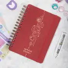 12li Tarihsiz Planlayıcı Ajanda Yılbaşı Hediye Seti - 15x21 cm - Kumaş Kapak
