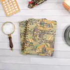 16,5x20 cm Sert Kapak Noktalı Spiralli Not Okul Defteri - Şehir