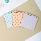 10x10 cm Spiralli Cep Defteri 3lü Set – Karton Kapak Mini Not Defteri – Meyve Desenli 2