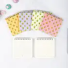 10x10 cm Spiralli Cep Defteri 6lı Set – Karton Kapak Mini Not Defteri – Kaktüs