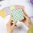 10x10 cm Spiralli Cep Defteri 6lı Set – Karton Kapak Mini Not Defteri – Kaktüs