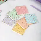 10x10 cm Spiralli Cep Defteri 6lı Set – Karton Kapak Mini Not Defteri – Meow Kedi