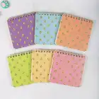 10x10 cm Spiralli Cep Defteri 6lı Set – Karton Kapak Mini Not Defteri – Avokado