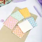 10x10 cm Spiralli Cep Defteri 6lı Set – Karton Kapak Mini Not Defteri – Meyve Desenli