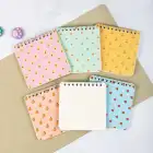 10x10 cm Spiralli Cep Defteri 6lı Set – Karton Kapak Mini Not Defteri – Meyve Desenli