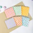 10x10 cm Spiralli Cep Defteri 6lı Set – Karton Kapak Mini Not Defteri – Meyve Desenli