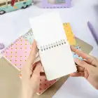 10x10 cm Spiralli Cep Defteri 6lı Set – Karton Kapak Mini Not Defteri – Meyve Desenli