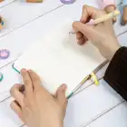 9x14 cm Sert Kapak Çizgili Not Defteri – Tarihsiz Okul Defteri – Meow Kedili 3