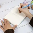 9x14 cm Sert Kapak Çizgili Not Defteri – Tarihsiz Okul Defteri – Baykuş 1