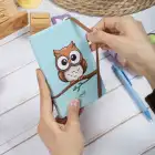 9x14 cm Sert Kapak Çizgili Not Defteri – Tarihsiz Okul Defteri – Baykuş 1