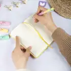 9x18 cm Sert Kapak Kareli Not Defteri – Tarihsiz Okul Defteri – Sarı