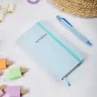 9x18 cm Sert Kapak Kareli Not Defteri – Tarihsiz Okul Defteri – Mavi