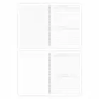 A4 Spiralli Kareli Okul Defteri 2’li Set – Karton Kapak, Ders Programlı – Pastel Serisi