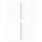 A5 Spiralli Kareli Okul Defteri 4’lü Set – Karton Kapak, Ders Programlı – Meow Kedi Serisi