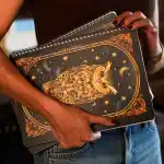 A4 Spiralli Karton Kapak 2’li Set Kareli Ders Programlı Not Okul Defteri - Mistik Serisi Baykuş ve Geyik