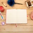 13,5x20 cm Çiçekli Sert Kapak Noktalı Tarihsiz Dikişli Not Okul Defteri