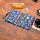 13,5x20 cm Mozaik Sert Kapak Noktalı Tarihsiz Dikişli Not Okul Defteri