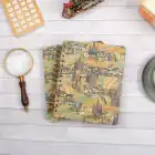 16,5x20 cm Şehir Sert Kapak Noktalı Tarihsiz Spiralli Not Okul Defteri