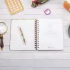 16,5x20 cm Şehir Sert Kapak Noktalı Tarihsiz Spiralli Not Okul Defteri