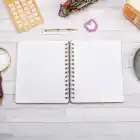 16,5x20 cm Şehir Sert Kapak Noktalı Tarihsiz Spiralli Not Okul Defteri