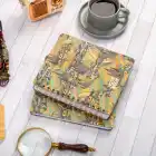 16,5x20 cm Şehir Sert Kapak Noktalı Tarihsiz Spiralli Not Okul Defteri