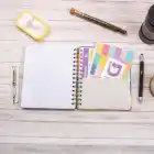 16,5x20 cm Van Gogh Sert Kapak Noktalı Tarihsiz Spiralli Not Okul Defteri