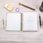 16,5x20 cm Van Gogh Sert Kapak Noktalı Tarihsiz Spiralli Not Okul Defteri