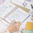 2025-2026 A5 Akademik Ajanda Spiralli Kuşe Kapak 16 Aylık - Okyanus Esintisi