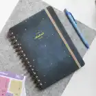 2025-2026 A5 Akademik Ajanda Spiralli Kuşe Kapak 16 Aylık - Yıldızlı Gökyüzü