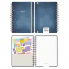 2025-2026 A5 Akademik Ajanda Spiralli Kuşe Kapak 16 Aylık - Yıldızlı Gökyüzü