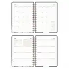 2025-2026 A5 Akademik Ajanda Spiralli Kuşe Kapak 16 Aylık - Yıldızlı Kedi