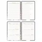 2025-2026 A5 Akademik Ajanda Spiralli Kuşe Kapak 16 Aylık - Yıldızlı Kedi