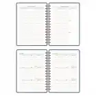 2025-2026 A5 Akademik Ajanda Spiralli Vegan Deri Kapak 16 Aylık - Antrasit