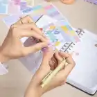 2025-2026 A5 Akademik Ajanda Spiralli Vegan Deri Kapak 16 Aylık - Antrasit