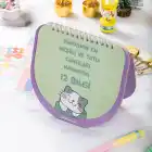 2026 Kedili Hacıyatmaz Masa Takvimi - Meow Kedi Serisi