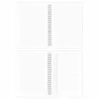 A5 Spiralli Karton Kapak 2li Set Kareli Ders Programlı Not Okul Defteri - Galaksi Serisi Vol. 1