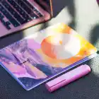 A5 Spiralli Karton Kapak 2li Set Kareli Ders Programlı Not Okul Defteri - Galaksi Serisi Vol. 2