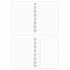 A5 Spiralli Karton Kapak 2li Set Kareli Ders Programlı Not Okul Defteri - Leopar, Zebra