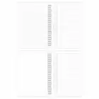 A5 Spiralli Karton Kapak 4lü Set 2 Kareli 2 Çizgili Ders Programlı Not Okul Defteri - Meow Kedi Serisi