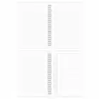 A5 Spiralli Karton Kapak 4lü Set Kareli Ders Programlı Not Okul Defteri - Akademi Serisi