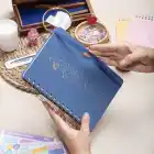 A5 Süresiz Haftalık Planlayıcı Spiralli Kumaş Kapak - Mavi