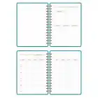 A5 Süresiz Haftalık Planlayıcı Spiralli Kumaş Kapak - Turkuaz