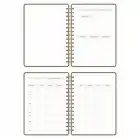 A5 Süresiz Haftalık Planlayıcı Spiralli Kumaş Kapak - Haki