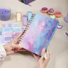 A5 Süresiz Haftalık Planlayıcı Spiralli Kuşe Kapak - Renklerin Dansı