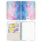 A5 Süresiz Haftalık Planlayıcı Spiralli Kuşe Kapak - Renklerin Dansı