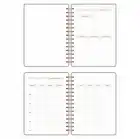 A5 Süresiz Haftalık Planlayıcı Spiralli Vegan Deri Kapak - Krem