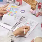 12li Tarihsiz Planlayıcı Ajanda Yılbaşı Hediye Seti - 15x21 cm - Kuşe Kapak